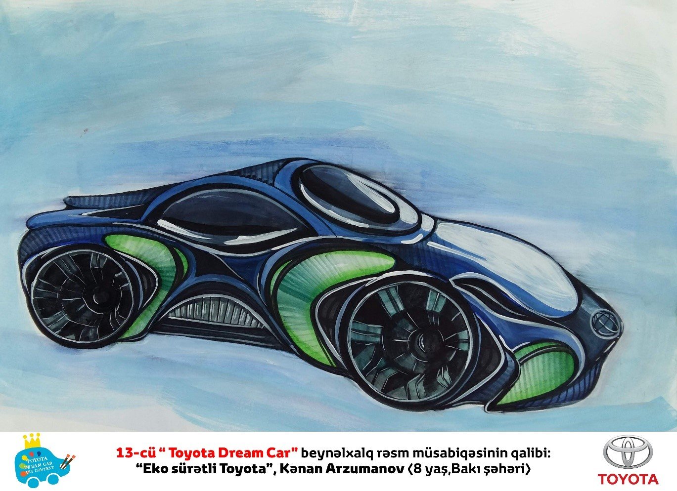 Azərbaycan “Toyota Dream Car” yaradıcılıq müsabiqəsinin qalibi oldu